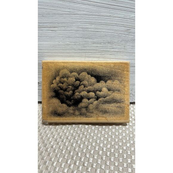 1993S Stampscapes  Clouds Rubber  Stamp Large -019G - Picture 1 of 3